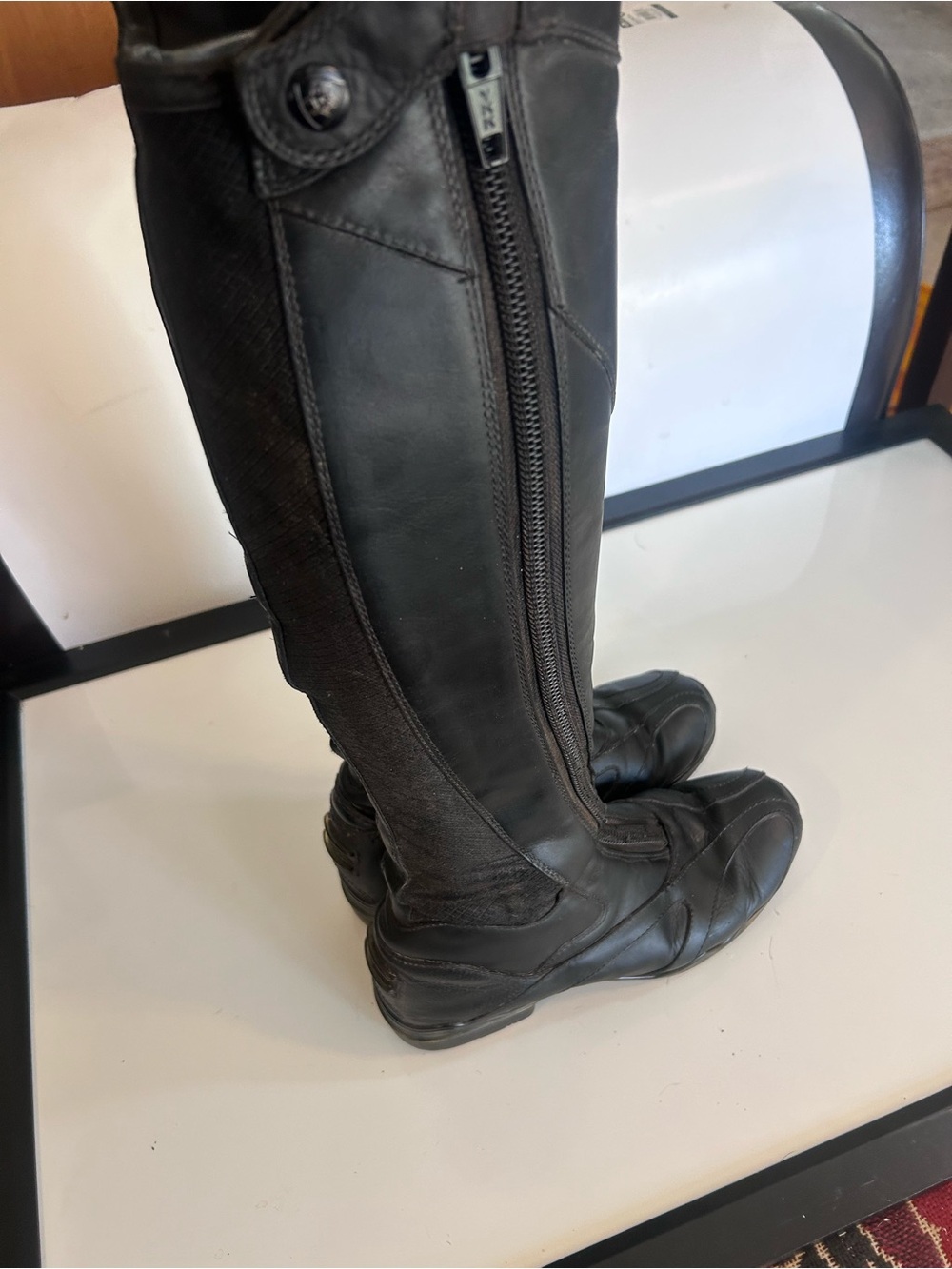Ariat Volant Front-Zip Tall Riding Equestrian Boots 9 B Women’s Read Slim Calf
